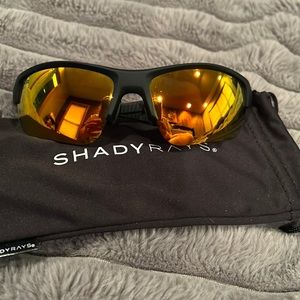 Brand new with tags and case, Velocity Shady Rays, Orange Mirrored polarized
